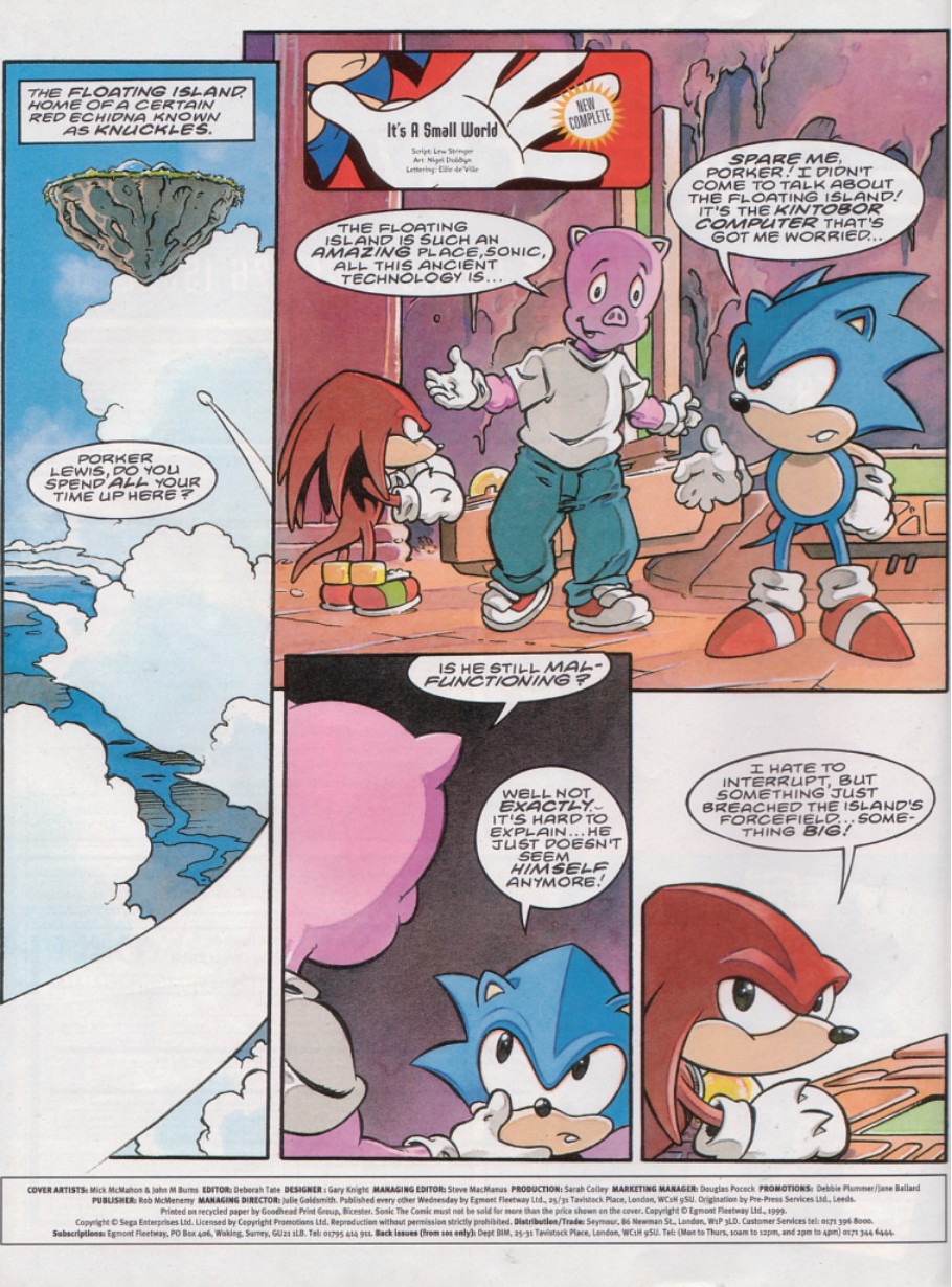 Sonic - The Comic Issue No. 148 Page 1